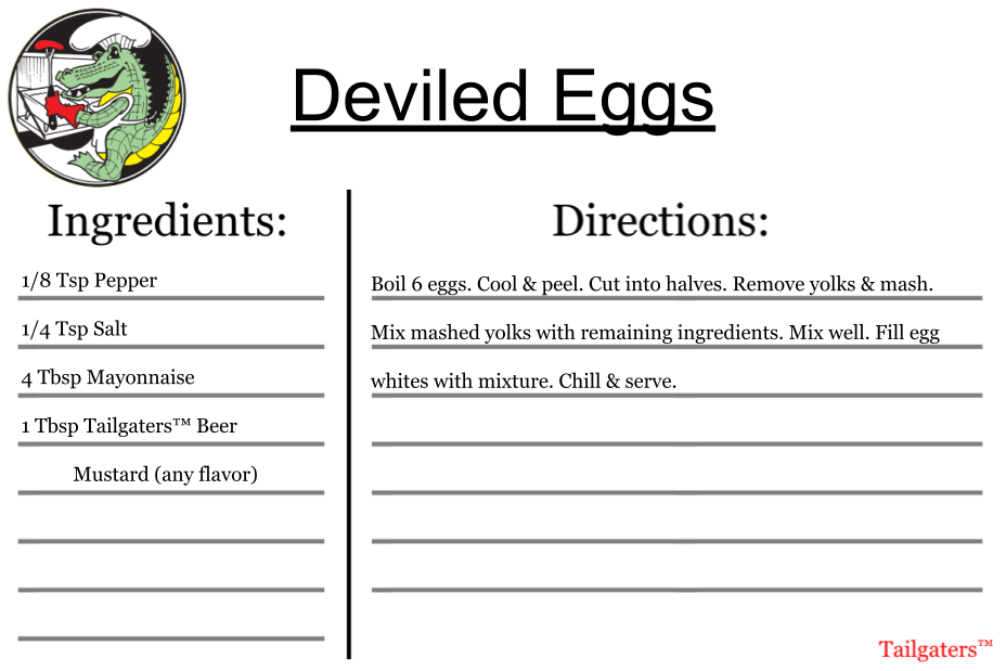 deviled eggs