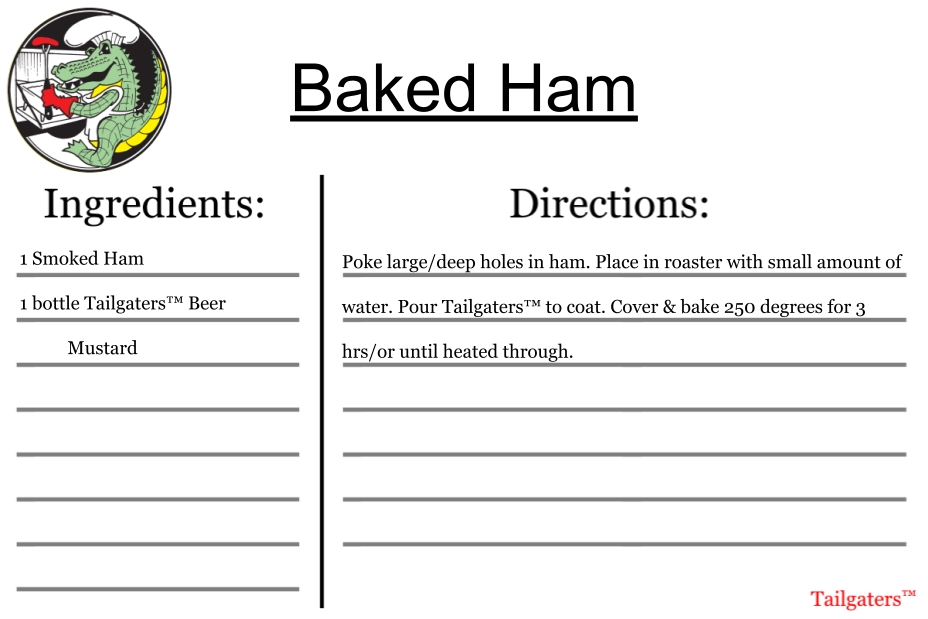 baked ham