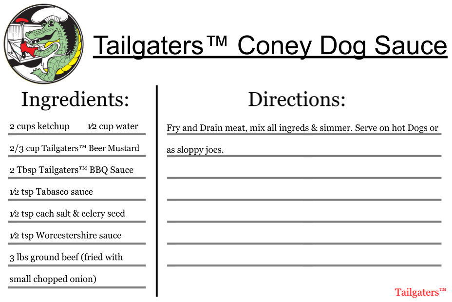coney dog sauce