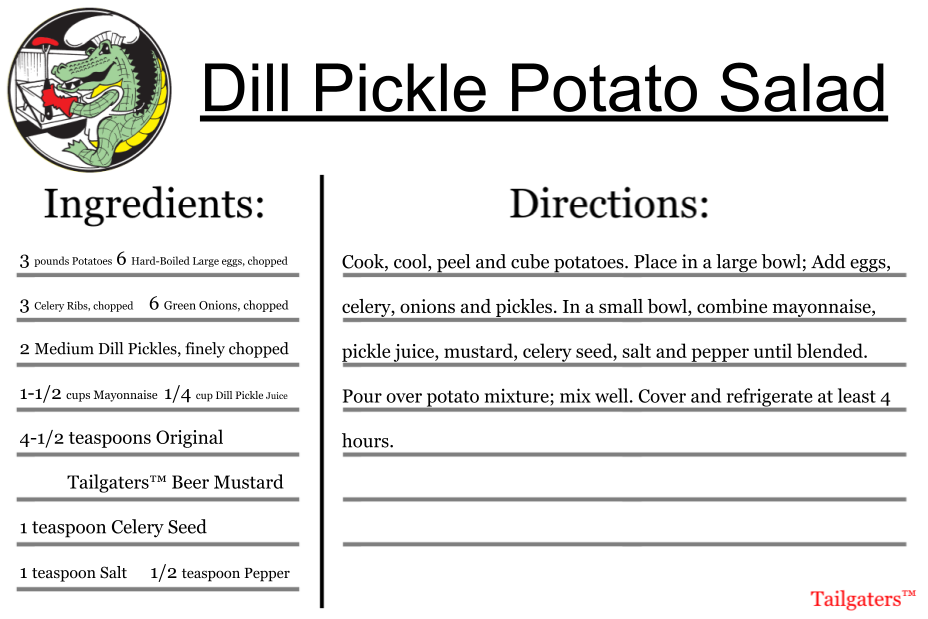 dill pickle potato salad